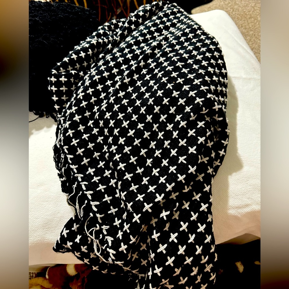 Black and White Throw Blanket